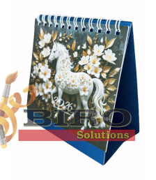 Calendar de masa CALUL CU FLORI, 2026, 11x11x6cm